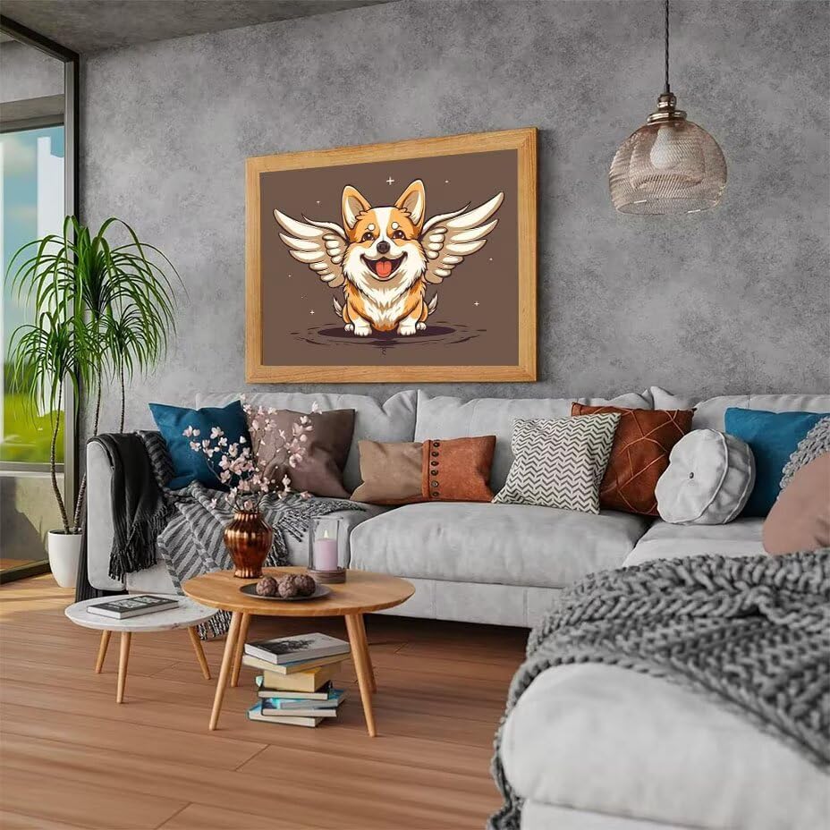 Idée cadeau originale : diamant painting chat abstrait pour ados et adultes - 2