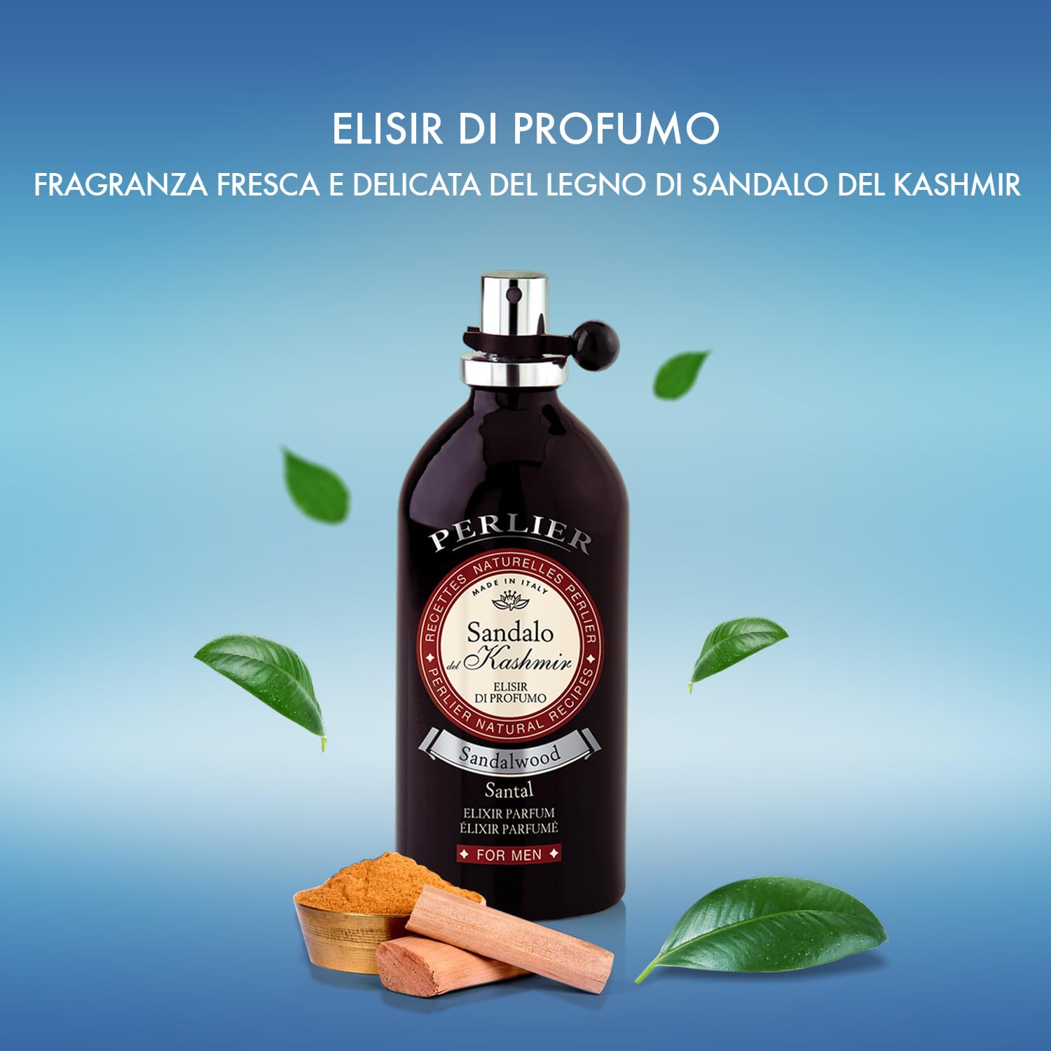 Perlier Sandalo del Kashmir, Spray, Elisir di profumo, 100 ml