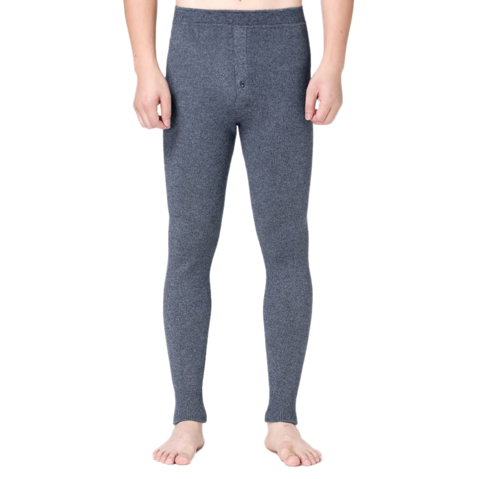 HNVAVQ Calzoncillos térmicos 100% cachemira, cálidos, de capa base, pantalones para hombre y mujer, ropa interior térmica, C (hombre), XX-Large