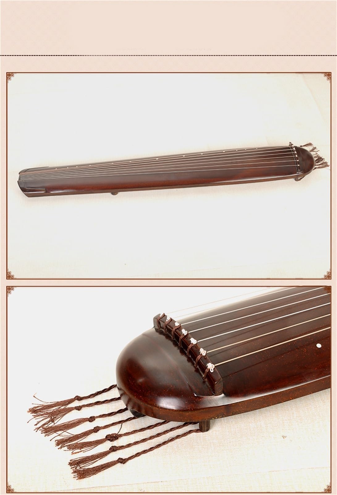 Guqin (chińska Cytra) Wykonany Ze Starego Drewna Cedrowego Z Surowym Lakierem Instrument Dydaktyczny Dla Dorosłych Guqin (chińska Cytra)