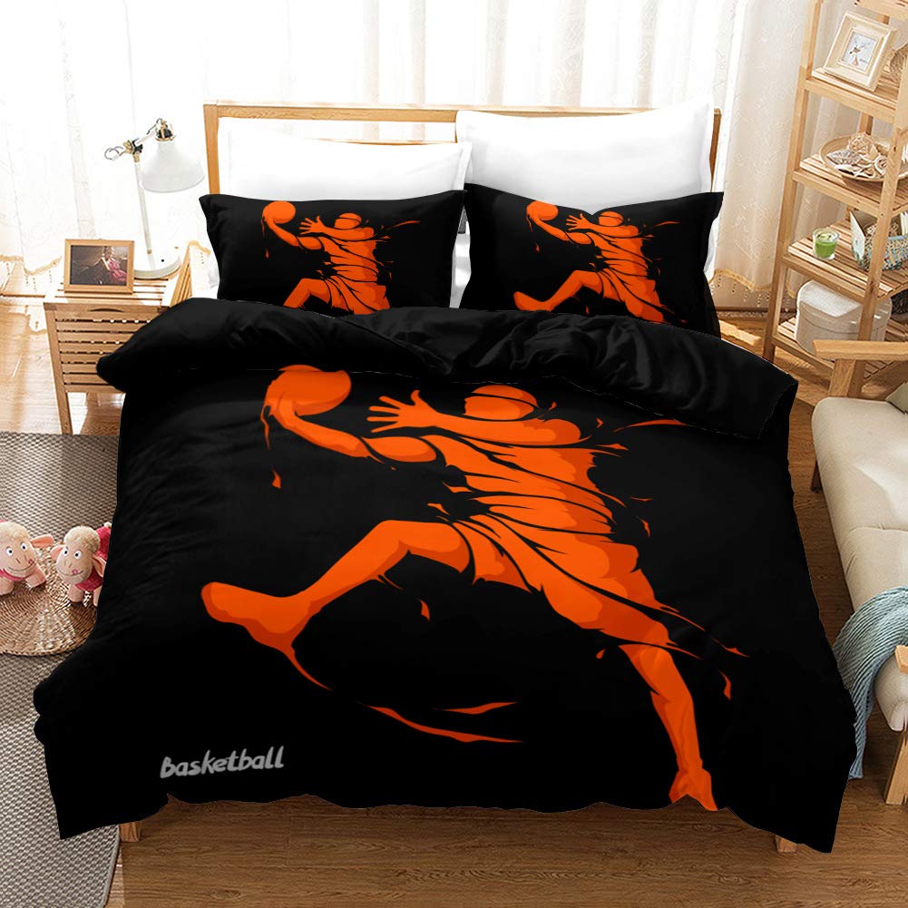 Parure de lit 240 x 260 Enfant Dinosaure Marron Housse de Couette 2 Personnes en Microfibre, Confortable Ensemble de Literie avec 1 Housse Couette + 2 taie d'oreiller 65 x65 cm