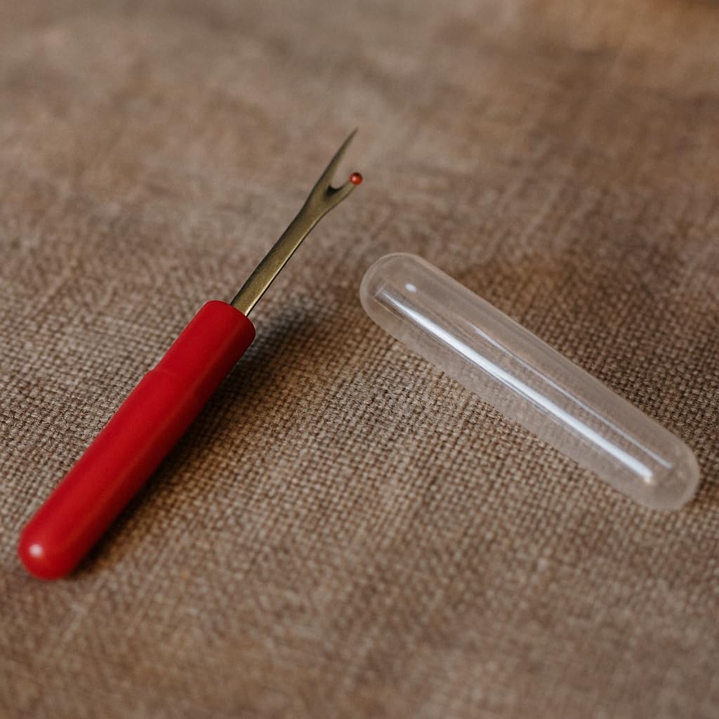 Vemlons Stitch Opener Thread Cutter Seam Ripper Stitch Unpicker Sewing Tool Small and Handy Stainless Steel Tread opner (Set of 4) 1
