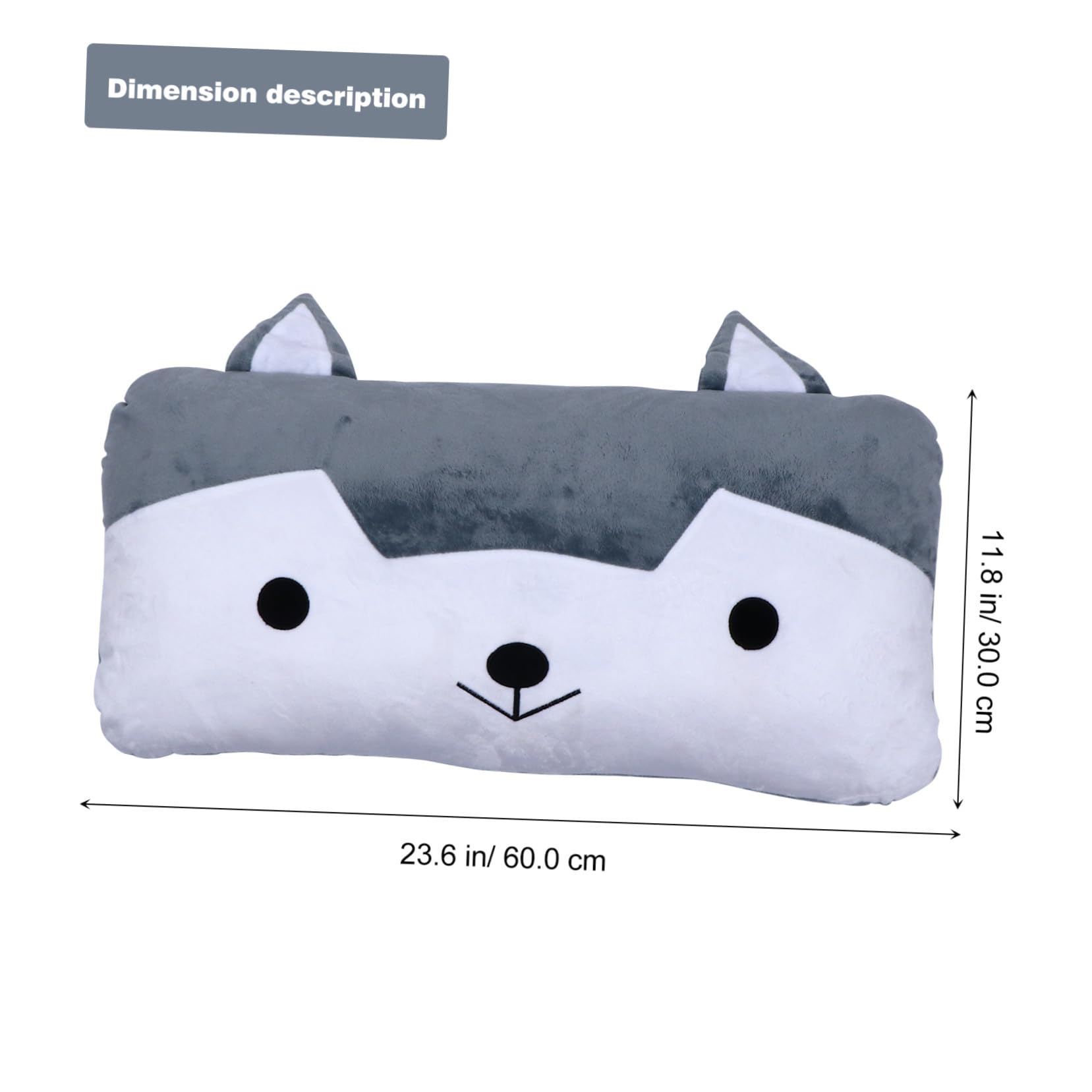 Cuscino di Peluche lungo Creativo, Morbido, 1 Pezzo | Forma Simpatica, per Divano e Auto, Tessuto Peluche, Comfort al Tatto, Mantiene la Sagoma