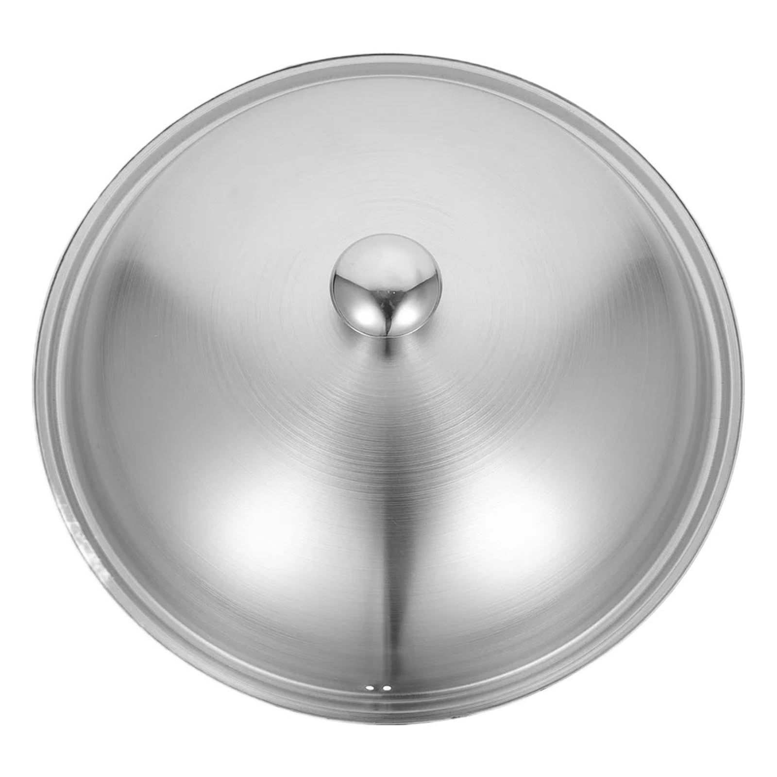 1PC Stainless Steel Pot Lid Household Kitchen Cookware Parts Universal Cover For Woks Steamers Insulated Handle Anti Scald Metal