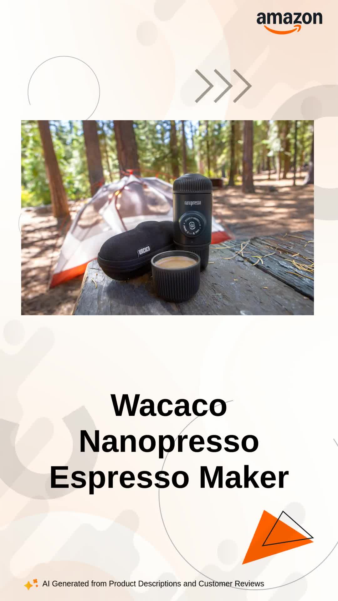 Wacaco Nanopresso Manually Operated Portable Espresso Maker