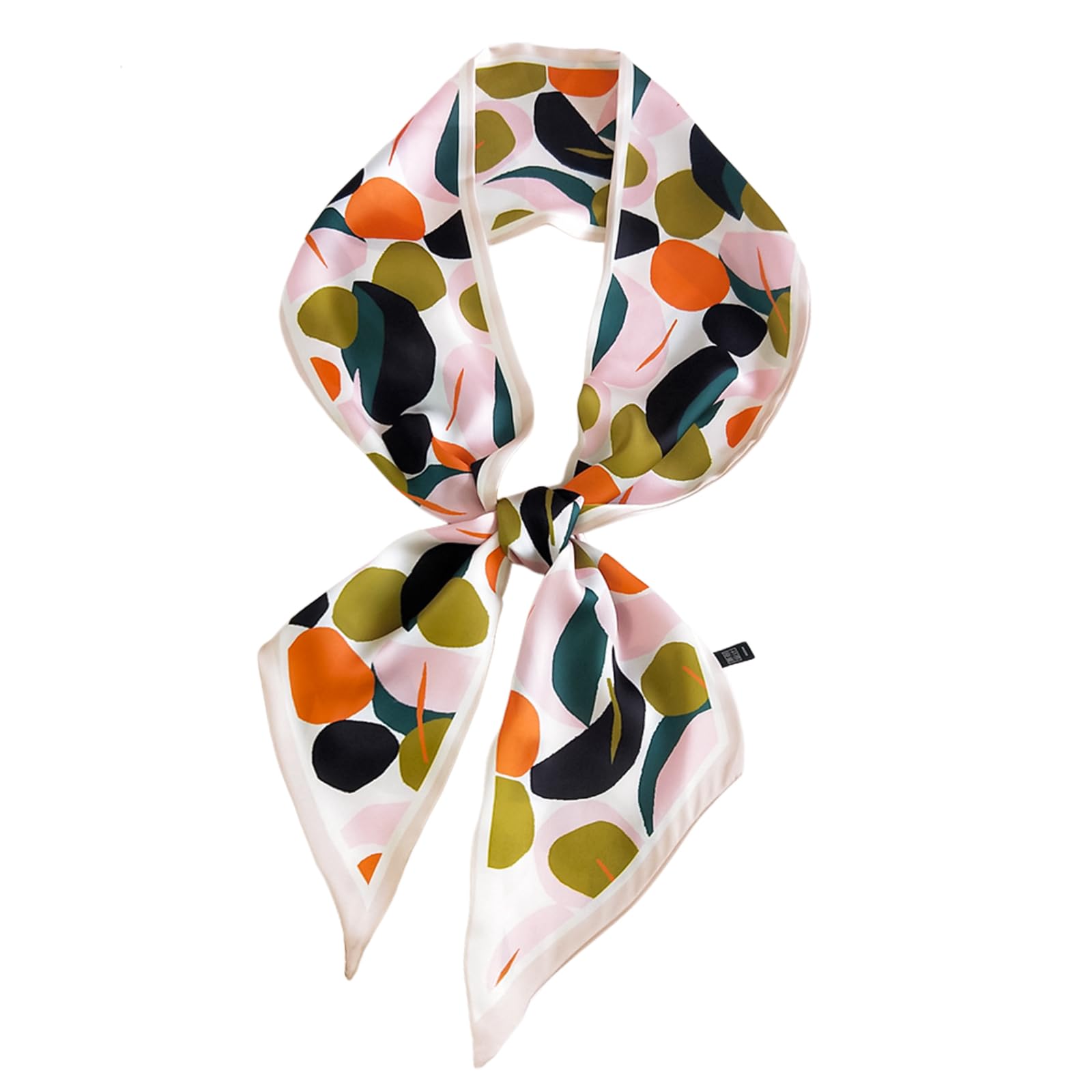 Head Hair Scarf for Women,Silky Long Headscarf Purse Bag Scarfs for Handbag Fashion Satin Neck Scarves Accessories