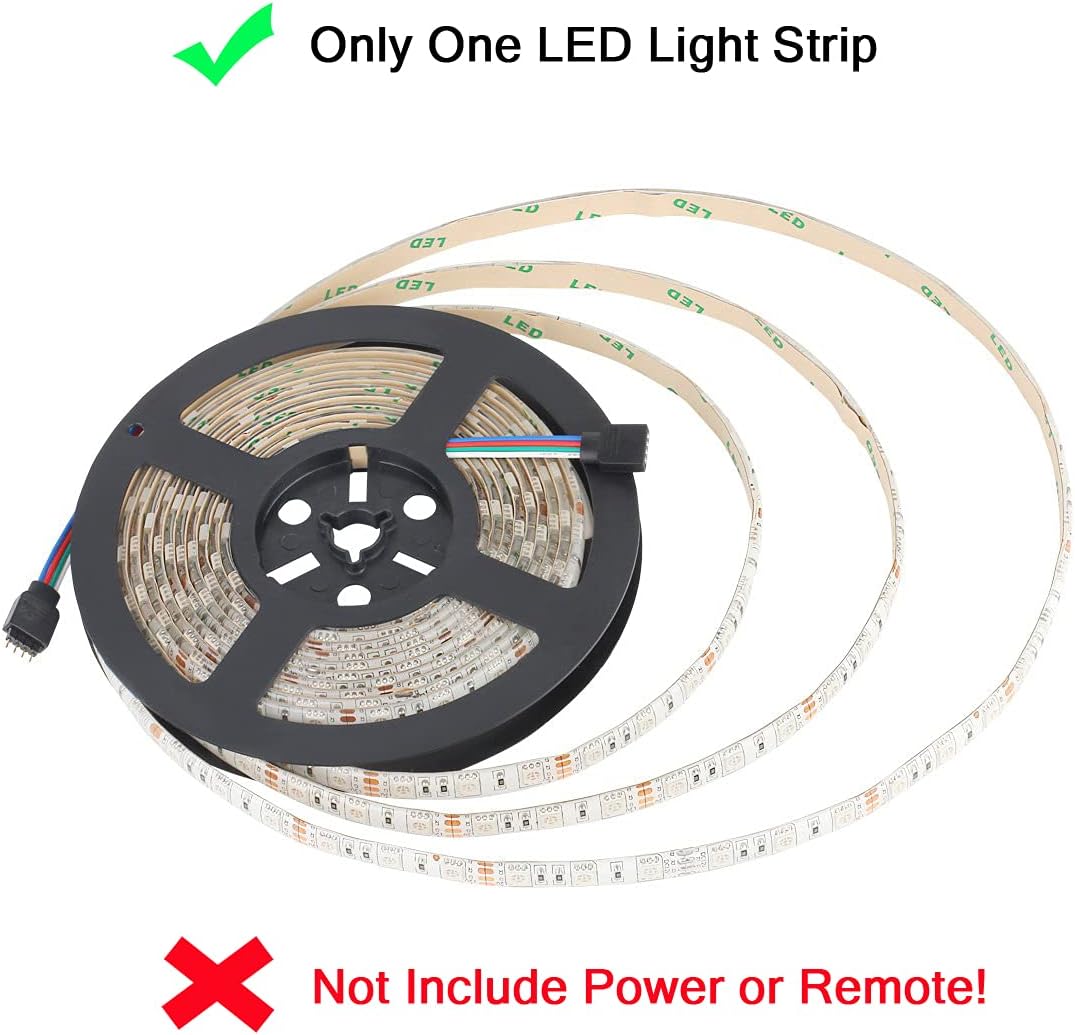 SUPERNIGHT (TM) 16.4ft(5M) 5050 300LEDs/pc RGB multi-color Waterproof(IP-65) SMD Flexible Strip light