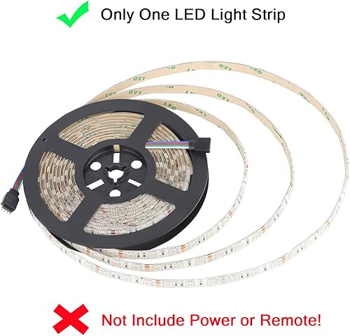 Miniatura 4 de SUPERNIGHT (TM) 16.4ft (5M) 5050 300LEDs/pc RGB multicolor impermeable (IP-65) SMD tira de luz flexible