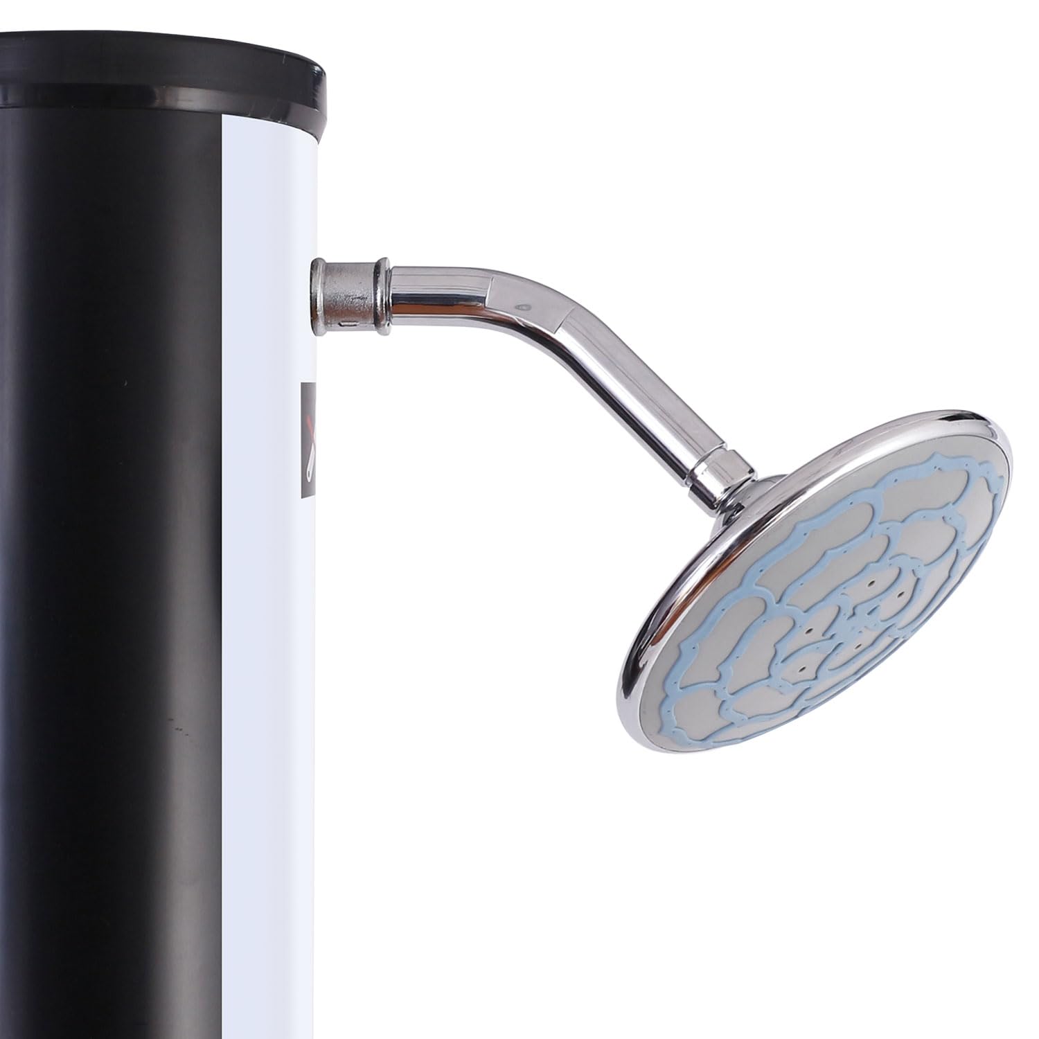 Happy Garden Solar Outdoor-Dusche Moorea schwarz und Silber 18L.