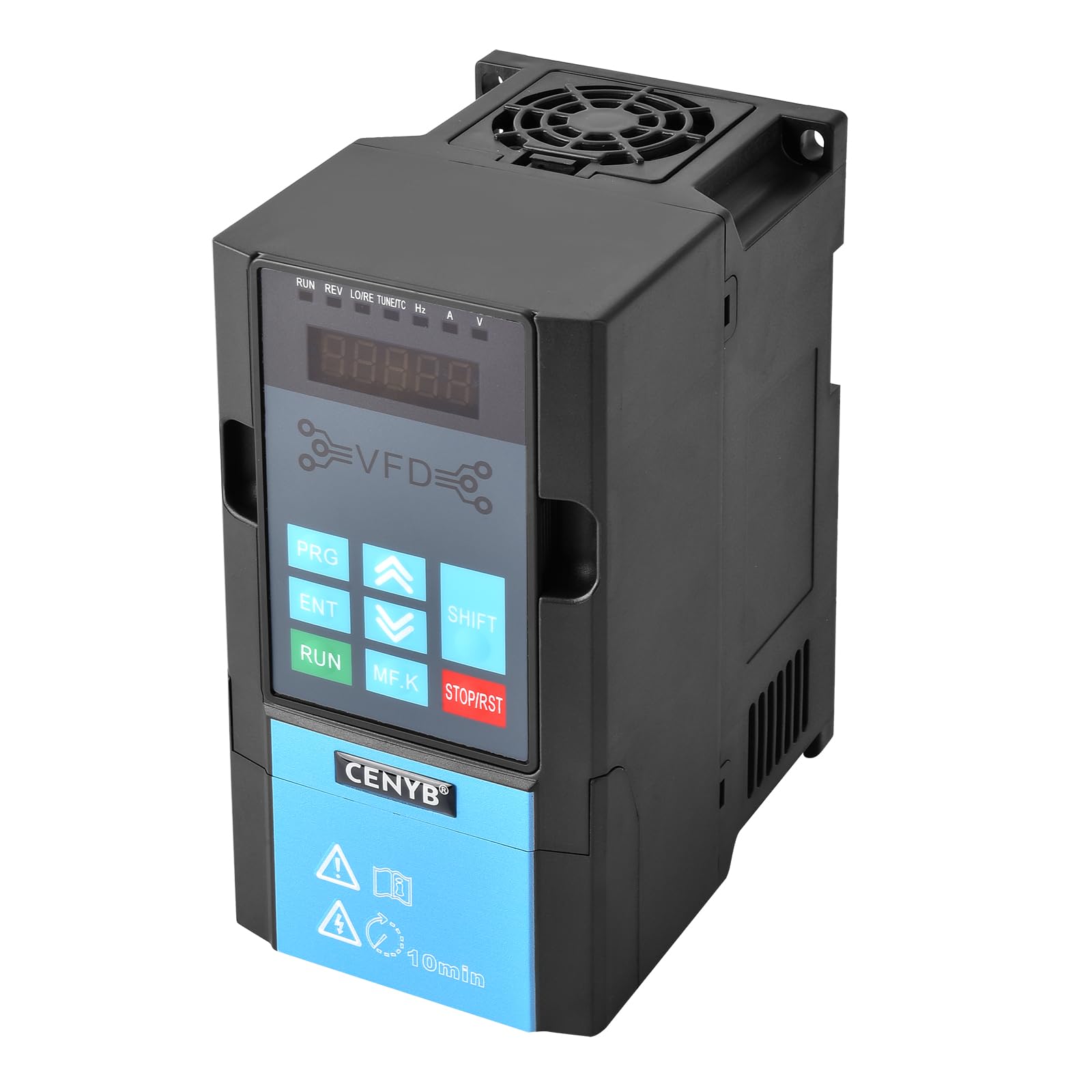 0.75KW 1HP 3.8A Variable Frequency Drive vfd 220v Input 220v 3 Phase Output, 0-3000Hz, Upgraded Up/Down Button Tuning Mode, Precise Control to 0.01Hz, Inverter for CNC Spindle Motor Speed Control