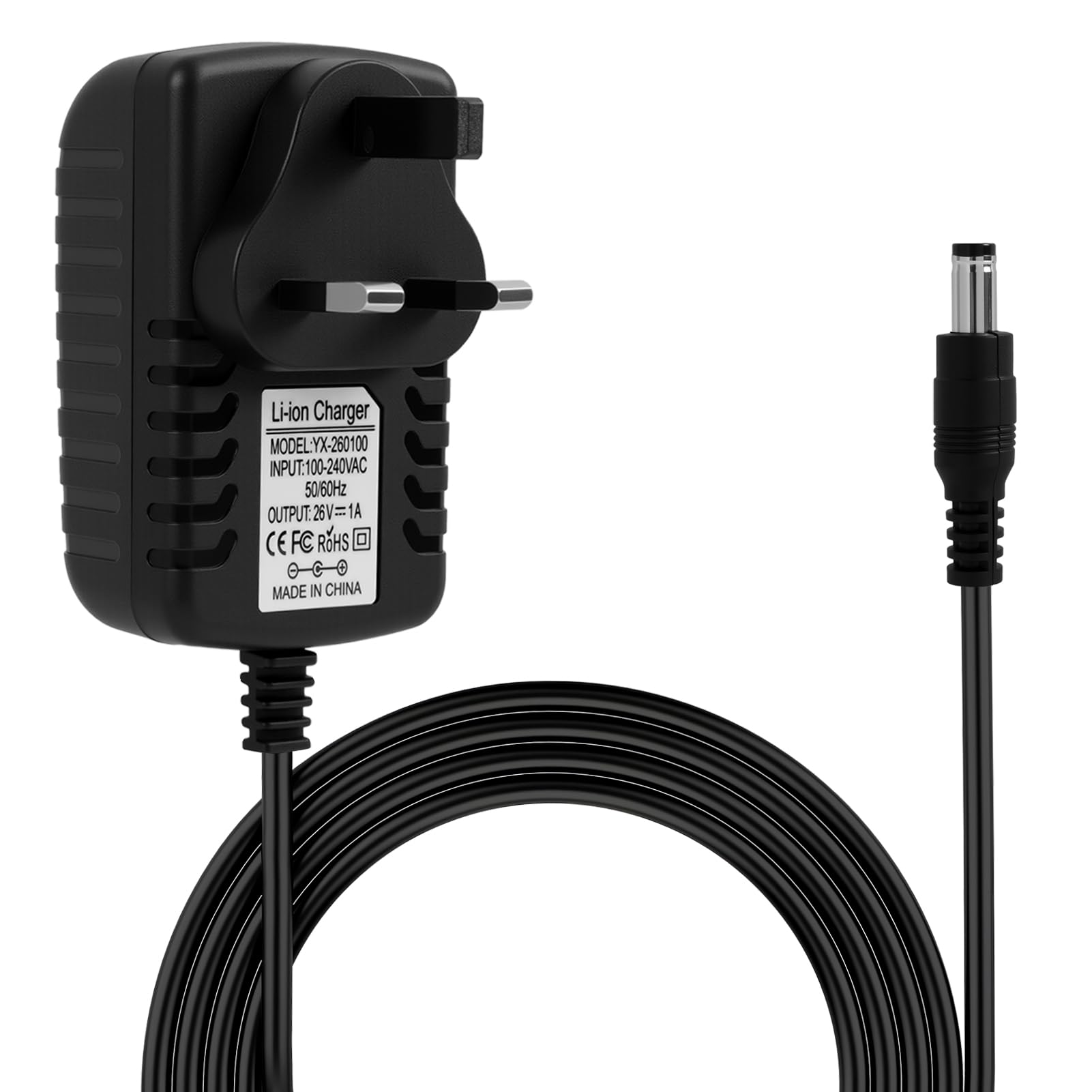 26V Charger Cable for Hoover H-Free Cordless Vacuum Power Supply Adapter