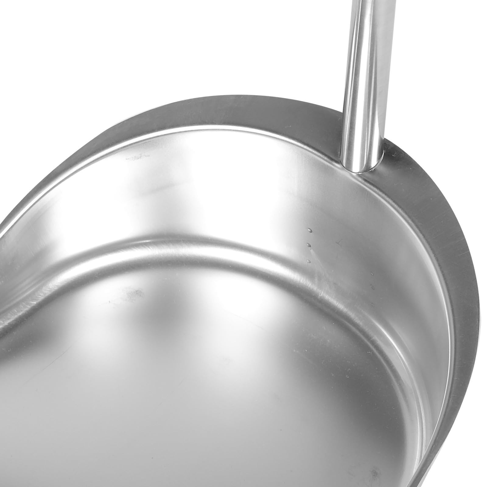 NUOBESTY Recogedor de Basura de Acero Inoxidable Extraíble, Plata | Recogedor de Basura Metálico, Diseño Práctico Ajuste al Suelo, para Limpieza del Hogar