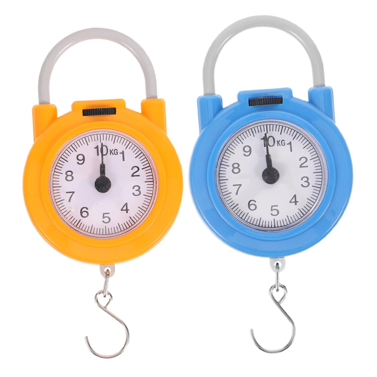 2 Pack Portable Hanging Luggage Scale 10kg with Hook