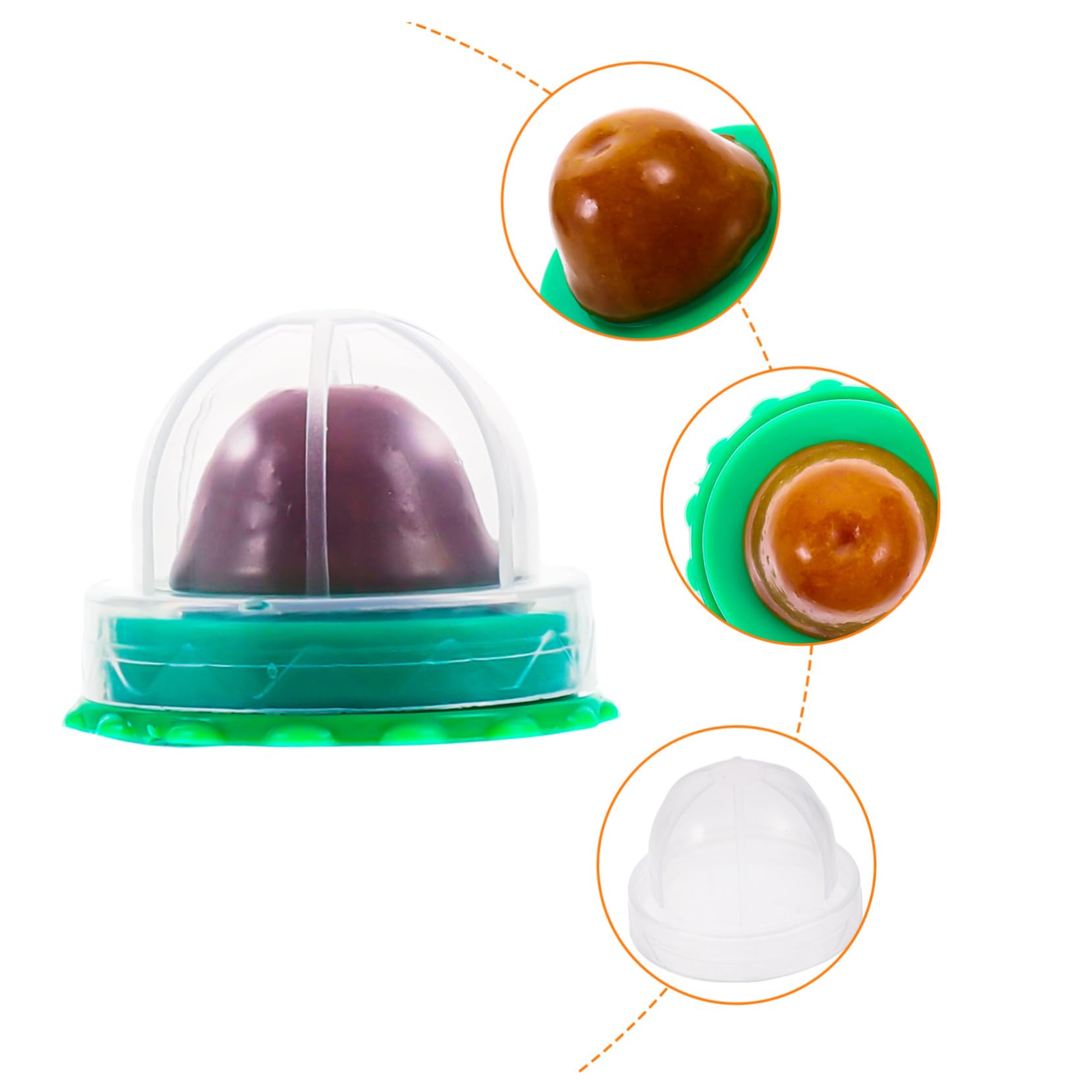 UPKOCH Friandise à Lécher pour Chat au Catnip, 8 Pièces, Vert | Pudding Vitaminé, Format Bâtonnet, pour Chatons et Chats, Facile à Ranger Emporter