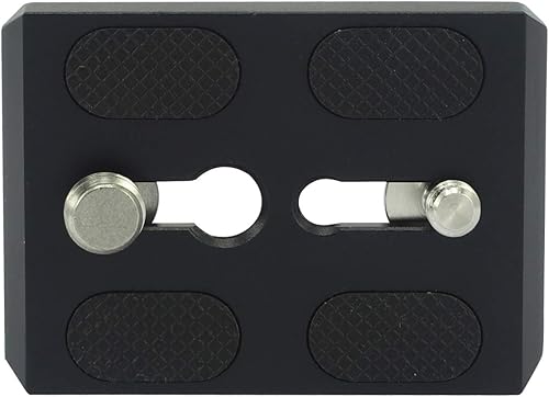 Haoge HQR-SC-N Placa de liberación rápida para cámara Sachtler Video DV 8100, DV10 3+3, DV10 5+5, FSB6T, FSB8T, FSB-10T Trípode cabezal fluido