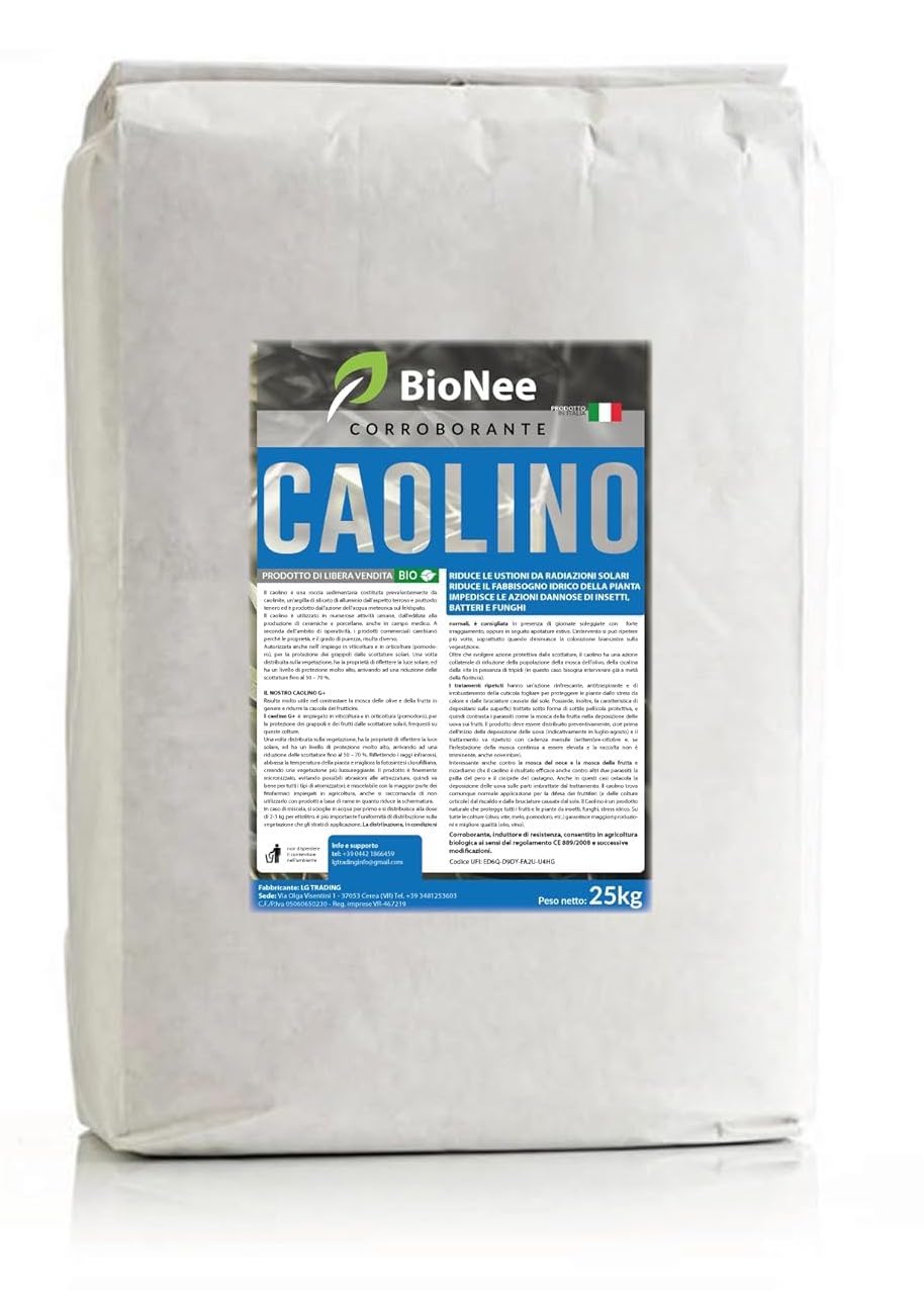 Caolino corroborante potenziatore difese naturali MOSCA DELL'OLIVO (25 kg)
