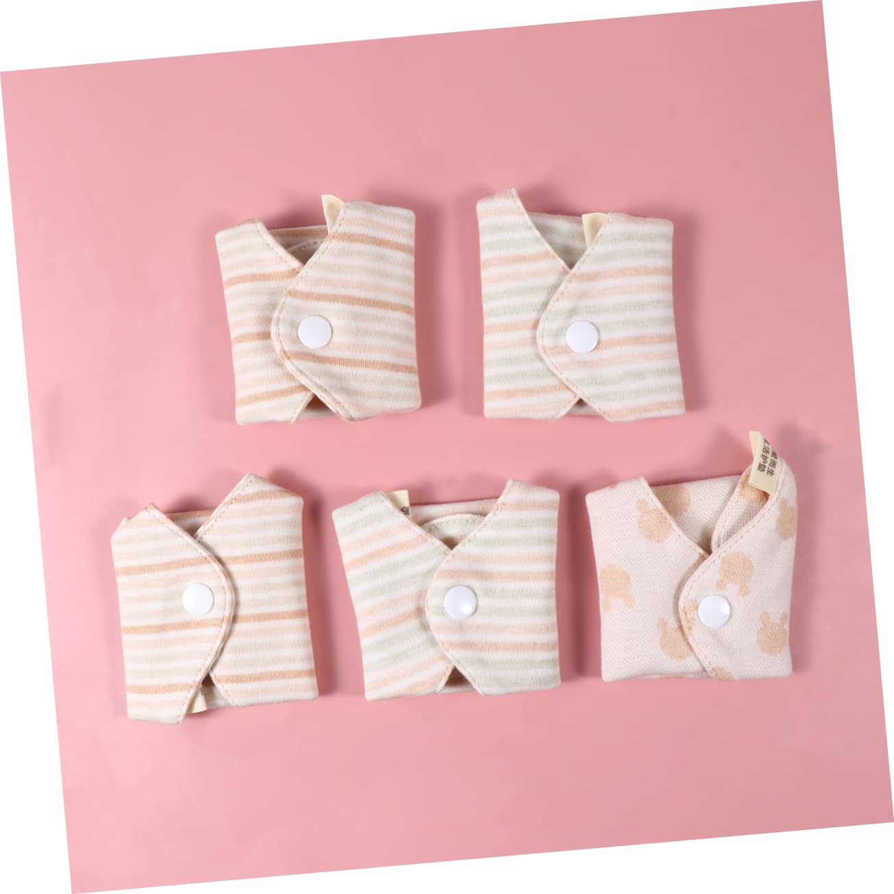 15 Piezas Toalla Higiénica Portátil Pantiprotectores Para Mujer Mama Panty Liner Servilleta Orgánica Natural Paño Sanitario Reutilizable Servilleta De Papel Madre Cuidado