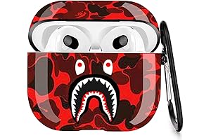 Shark Teeth Camo Softshell Supreme Airpods 3rd Generation Protective Case