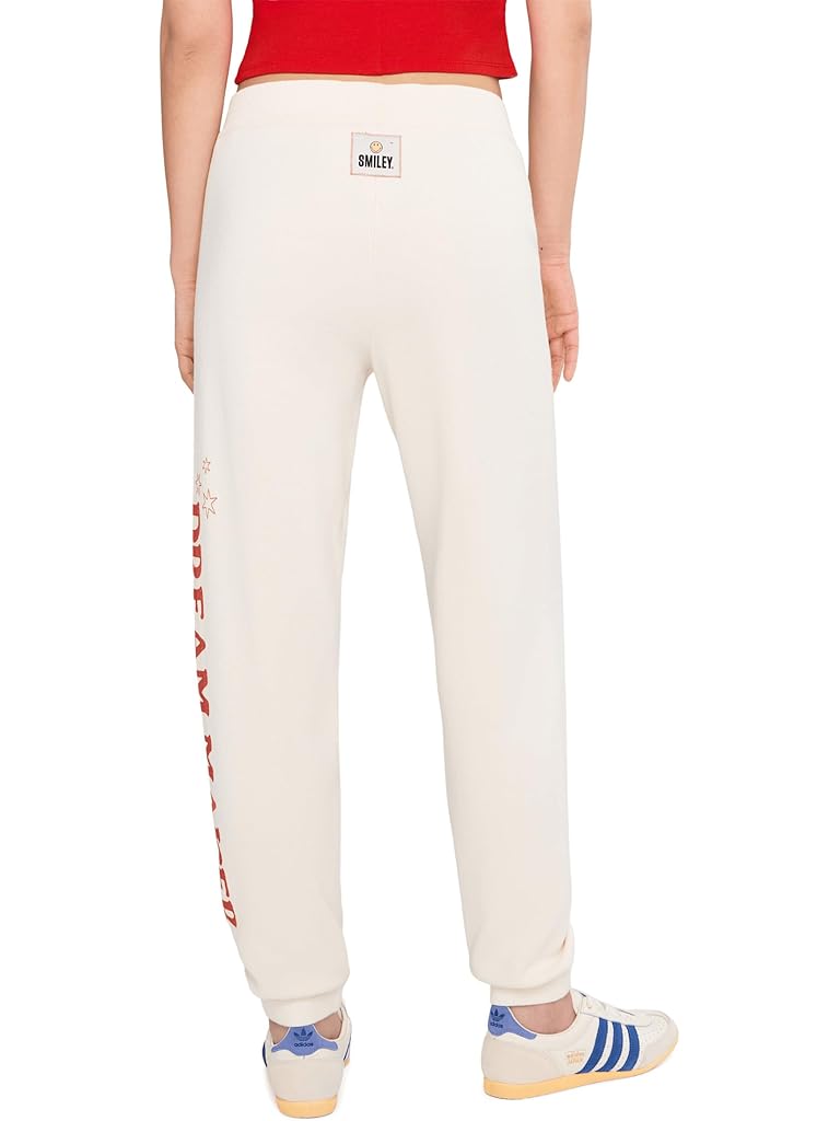 White Barefoot Dreams CozyChic Ultra Lite® Cotton Smiley Sun & Stars Pants