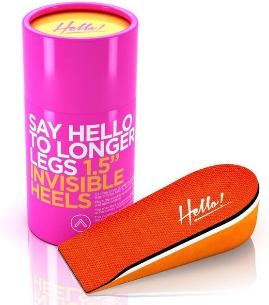 Say Hello to Longer Legs 1.5" Invisible Heels