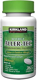 Kirkland Signature Aller-tec 10mg Tablets - 365 ct - 3 pk