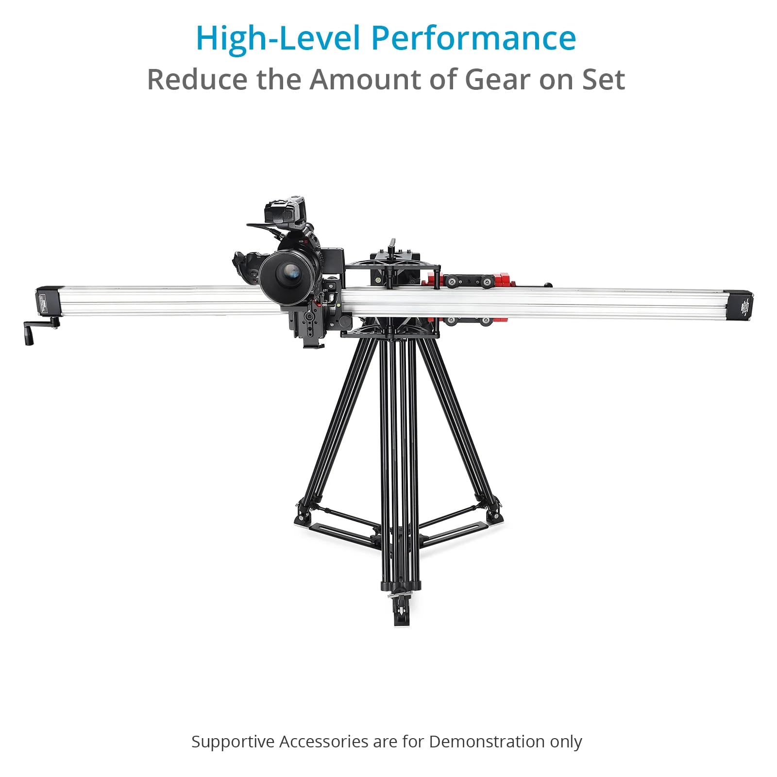 Équipement PROAIM Cambird Pro 4 en 1. Curseur pour caméra vidéo de 1,8 m. Mini-flèche Portable. Tour. Charleston. Charge utile Verticale : 10 kg. Charge utile Horizontale : 12 kg (SL-CBPR-01).