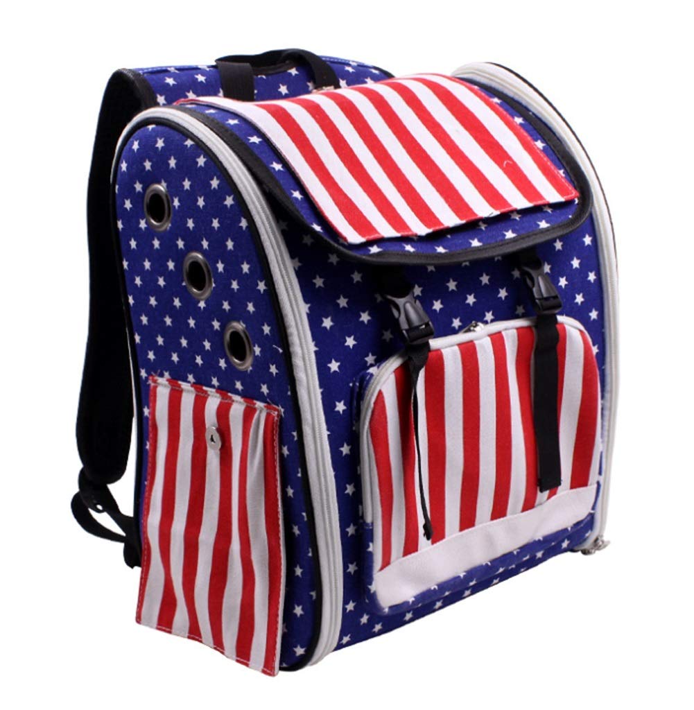 Sac à dos pour animaux pliant 33x22x39cm respirant pour chat et chien