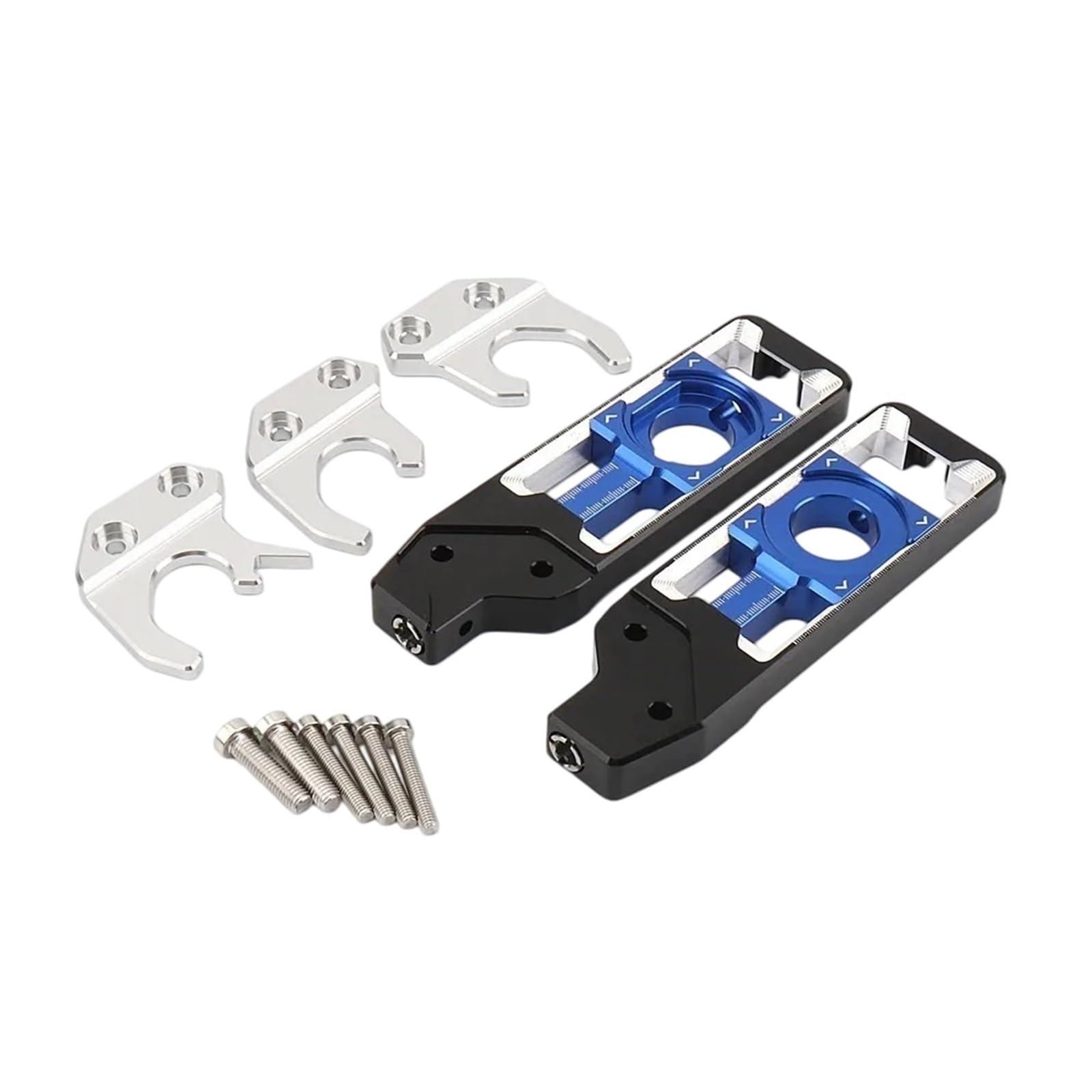 Ajusteur de Chaîne Curseurs de tendeur de chaîne d'essieu arrière, adaptés à la BMW S1000RR S1000R S1000XR M1000R S 1000 RR R XR Tendeur de Chaîne de Réglage de