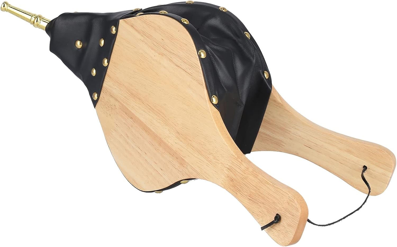 Srliya Wooden Bellows Blower, Fireplace, Wooden Air Blower, Fire Tools for Outdoor Cooking, Camping, BBQ, Grill, Fireplace