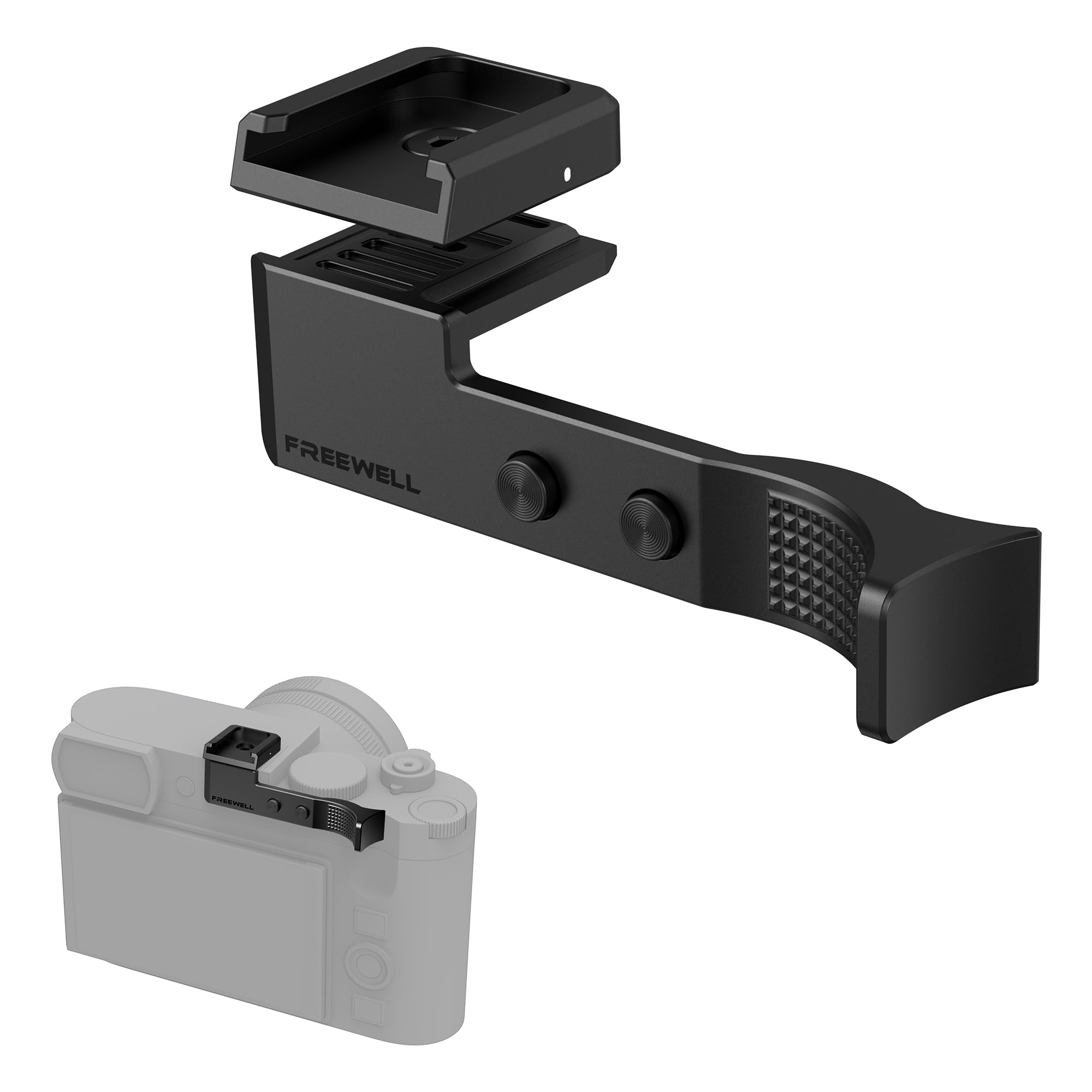 Amazon.com : Freewell Thumb Grip for Leica Q3 43/Q3 with Cold Shoe