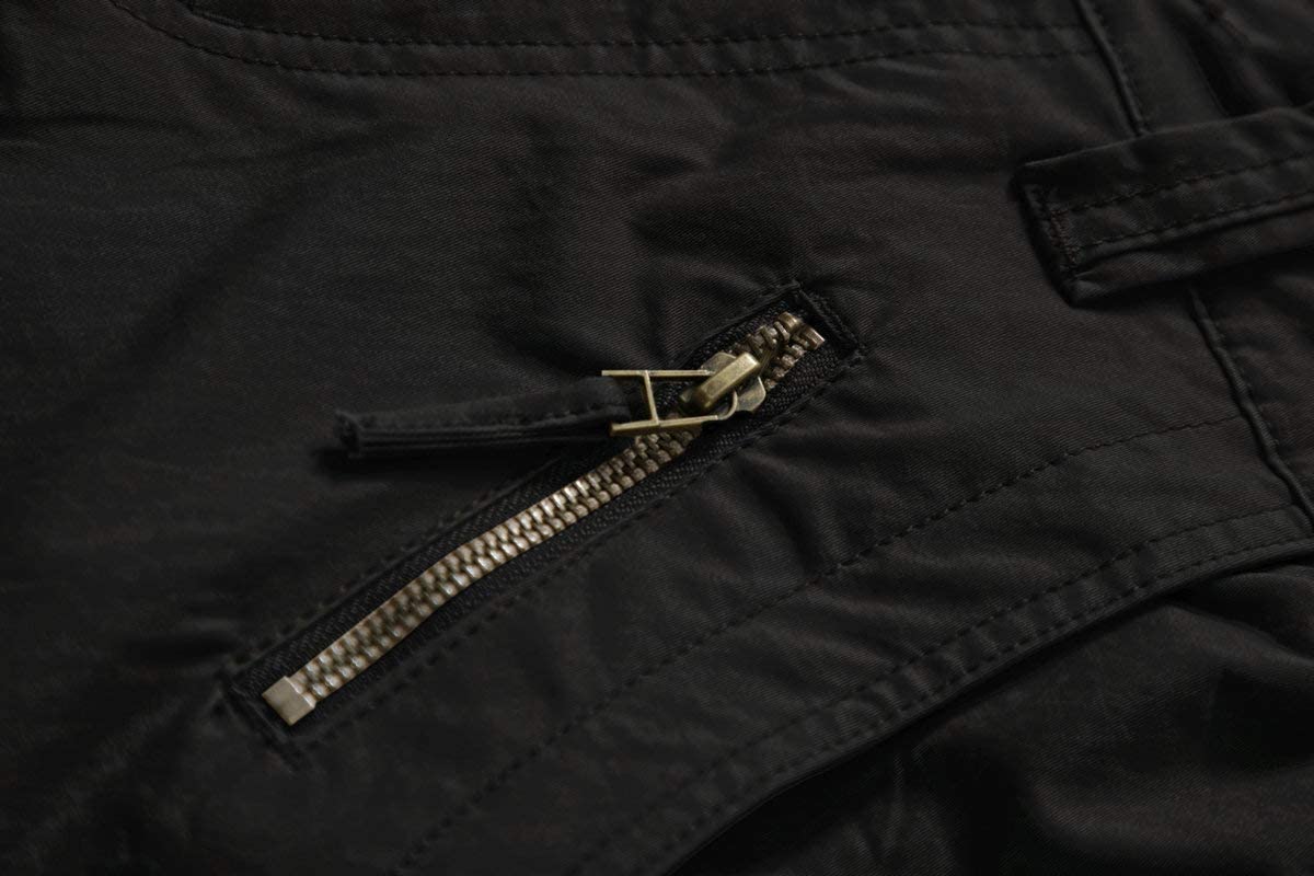 Pantaloni cargo da donna, multi tasche, da trekking, con chiusura lampo, militari, per attività all'aria aperta, rilassati, da trekking