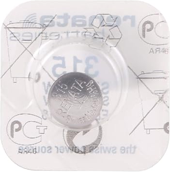 Renata / Swatch Group - Silver oxide button cell 315 RENATA 1.55V 19mAh - Blister x 1