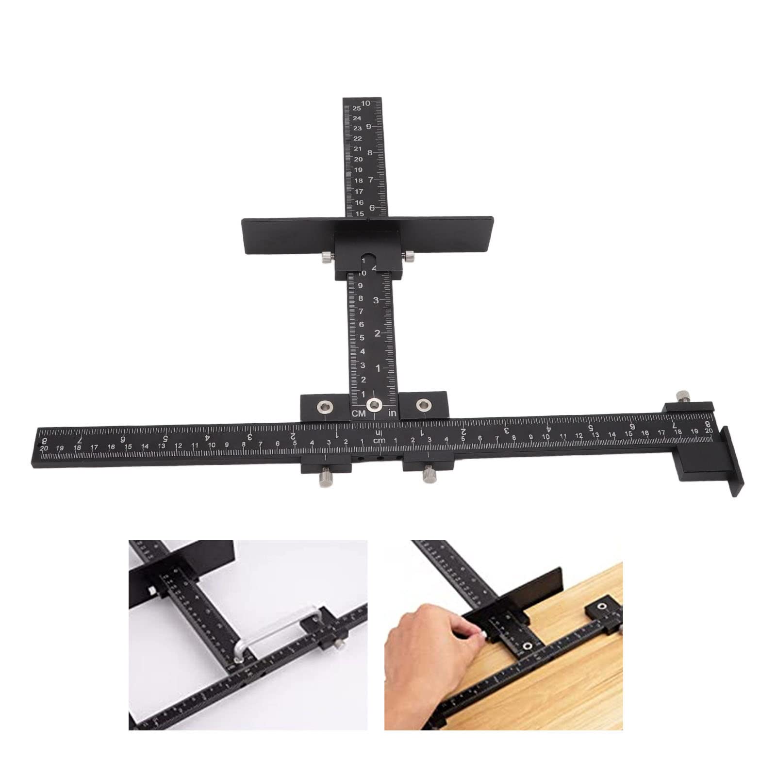 Cabinet Door Fitting Jig, Aluminum Alloy Cabinet Hardware Jig Cabinet