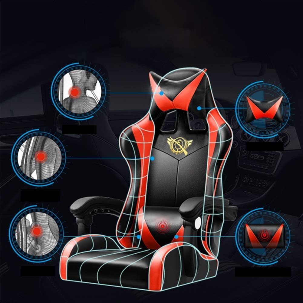 Renovation House Gaming Seats Home Computer Office Chair Gaming E Sports Chair Ergonomic Reclining Lift Swivel Chair A
