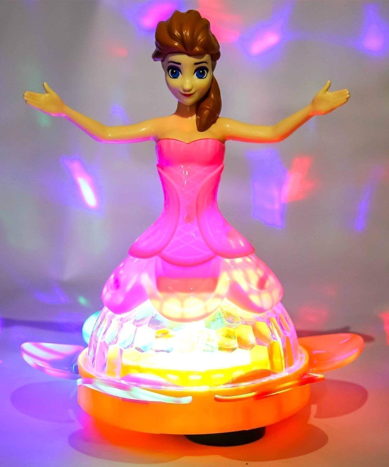 Elizi Enterprises Dream Princess Doll with Music and 4D Lights for Toddlers