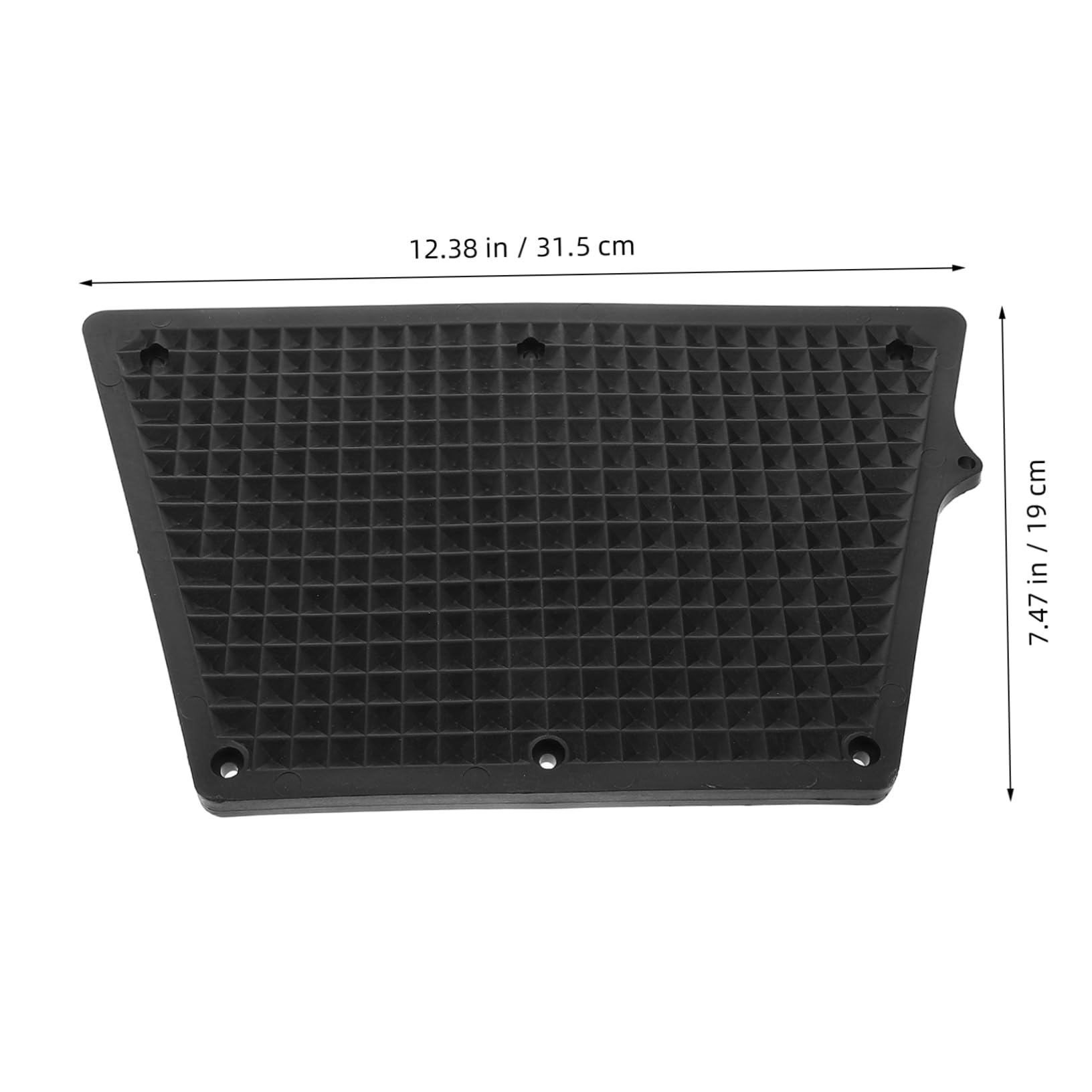 KICHOUSE Versatile Boat Motor Mount Plate Inflatable Canoe Engine Support Plastic Transom Plate Kayak Accessory Kit