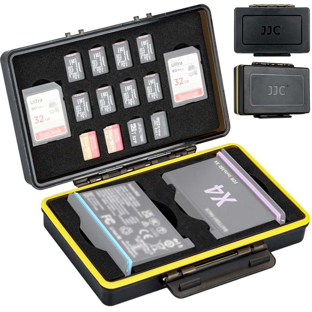 Amazon | JJC X4 バッテリー ケース X3 バッテリー ケース 2枚収納可能