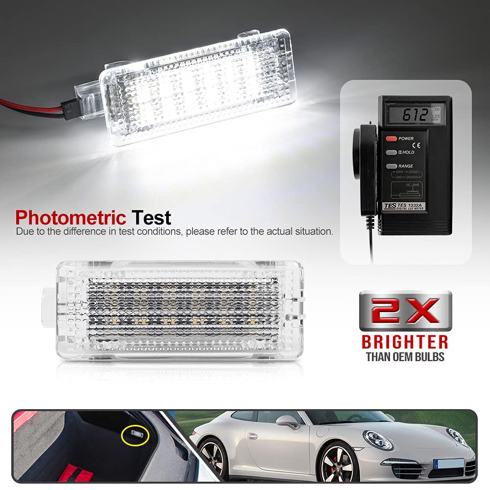 Amazon.com: Mingrui test White LED Front Luggage Compartment Trunk