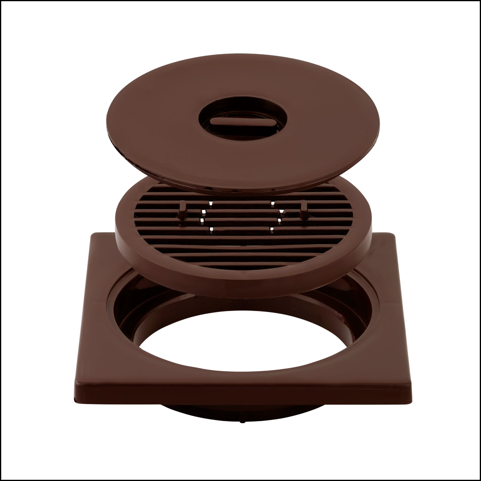 New Ware® Square 3 Pc PVC Bathroom Jali/Trap Floor Drain Water Drain Grating (Chocolate) (B0BQBHMDTC) Amazon Price History, Amazon Price Tracker