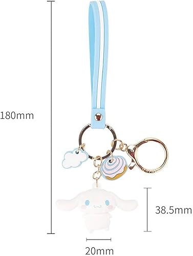 Miniatura 2 de PaPiJoJo Lindo llavero Kawaii Anime llavero, Hello Kitty, My Melody, Kuromi, Keroppi, Badtz-Maru, Cinnamoroll, Pompompurin