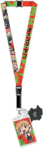 Miniatura 5 de Chainsaw Man Keychain Manga Anime ID Badge Holder Lanyard w/Pochita Rubber Pendant