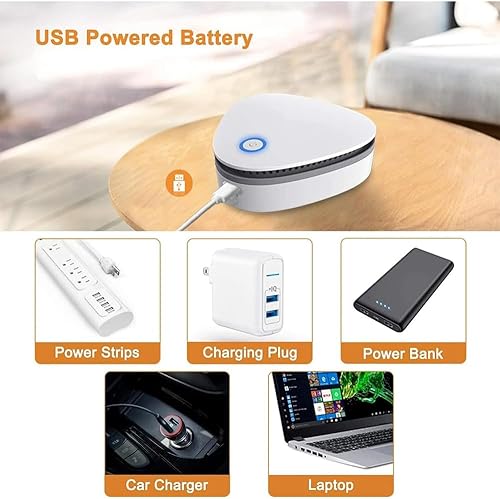 Miniatura 8 de Ozzie - Máquina eliminadora de olores de humo, removedor de olores de humo Ozzie para automóvil, removedor de olores definitivo para el hogar,