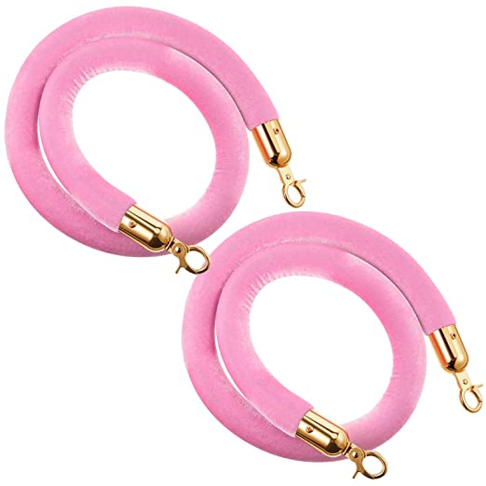 ZBBGTJK Commercial Velvet Rope 4ft/120cm Crowd Control Ber VIP Queue Stanchion Rope for Events Grand Openings Safety and Elegance in Crowd Management