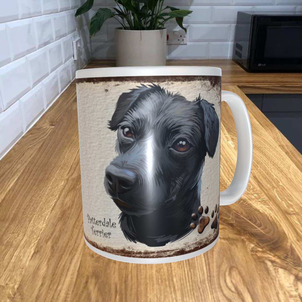 Shawprint Limited Patterdale Terrier Dog 11oz Coffee Mug My Dog's Prayer Theme 884DRMUG
