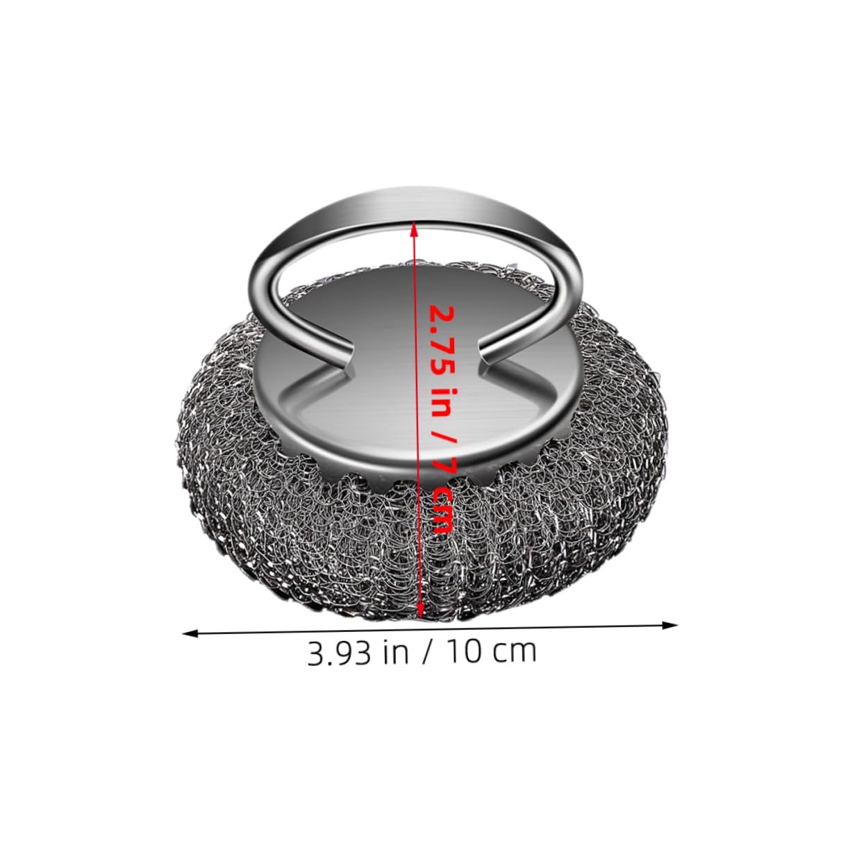 Ciieeo 2pcs Stainless Steel Cleaning Brush Pads Cleaning Pads Cast Iron Scrubber Dish Scrubber Pads Cast Iron Cleaner Stove and Oven Cleaner Scrubbers for Cleaning Dishes Silver