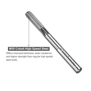 Sourcing Map Hand Reamer Square HSS Adjustable Hole Metal Hand Cutting