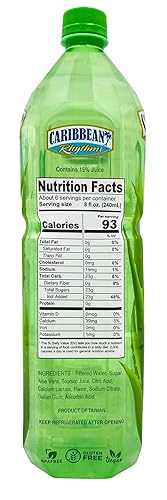 Miniatura 3 de Caribbean Rhythms Bebida de Aloe Vera con Pulpa de Aloe, Guanábana, 1.5L
