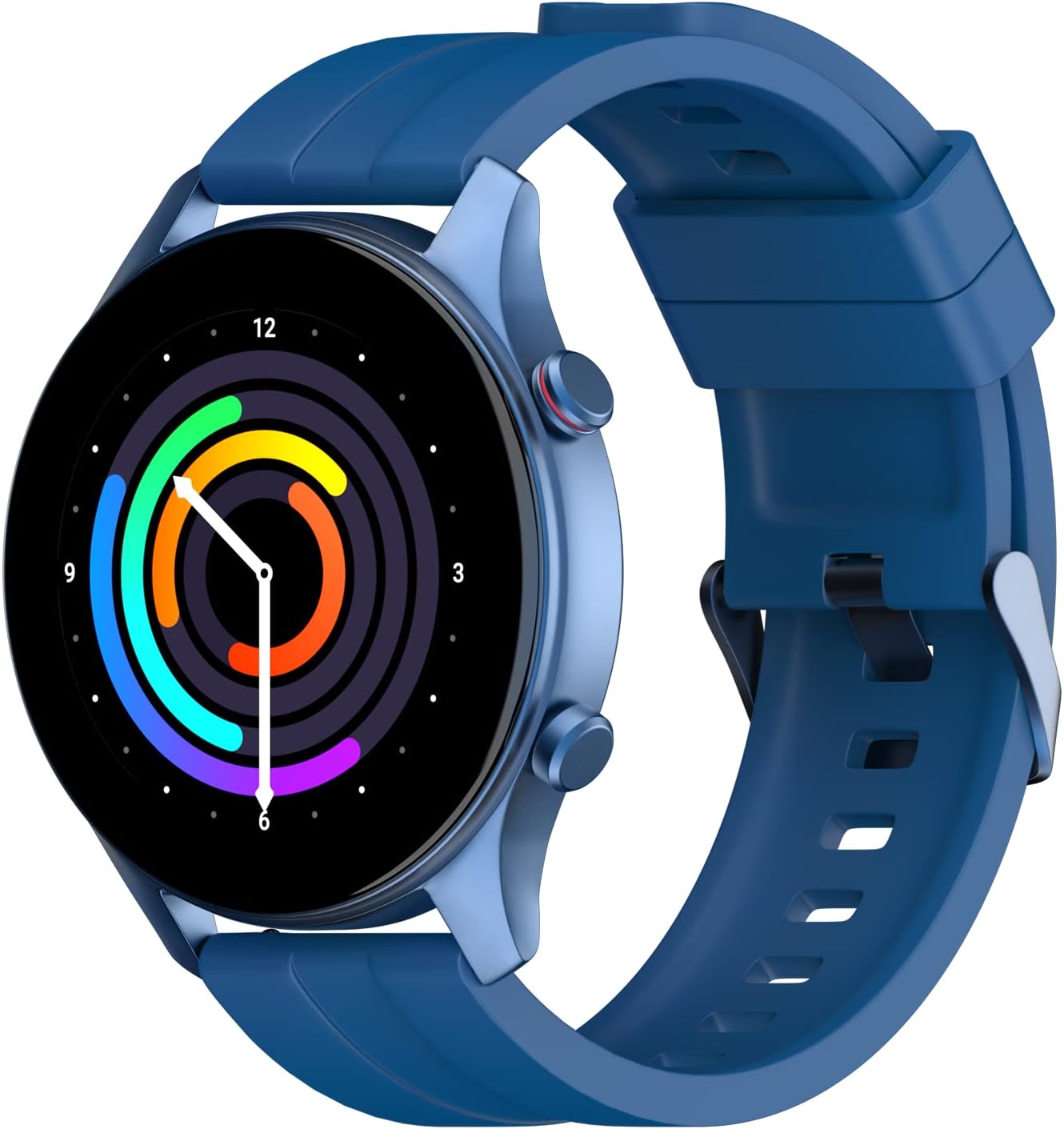 Noise Evolve 2 Play AMOLED Display Smart Watch with Fast Charging, Always On Display, 50 Sports Modes, Hindi Language Support, Health Suite (Electric Blue)
