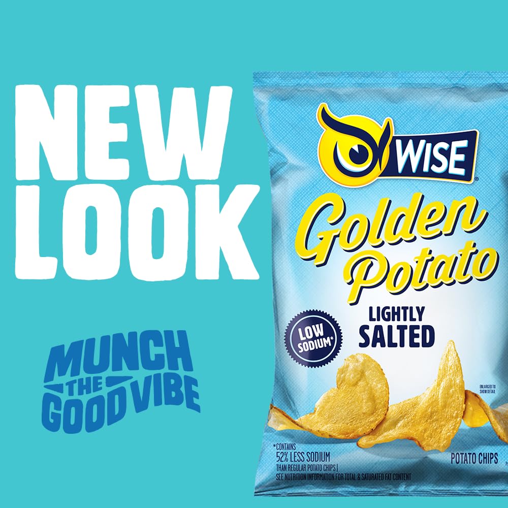 Amazon.com: Wise Snacks Potato Chips, Lightly Salted, Bulk Snack
