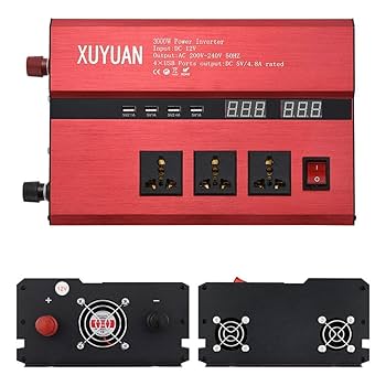 Amazon.co.jp: パワーインバーター3000W、純粋な正弦波